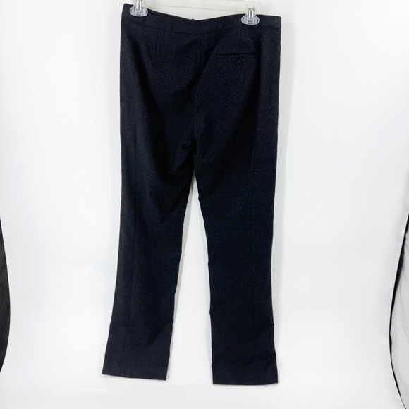 ✅ JIL SANDERS BLACK WOOL STRAIGHT LEG Black Trousers SIZE 34 - Picture 4 of 7